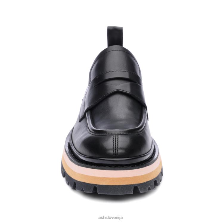 genialni penny loaferji s platformo ženske smukec/črna loaferjiASH X28LH1