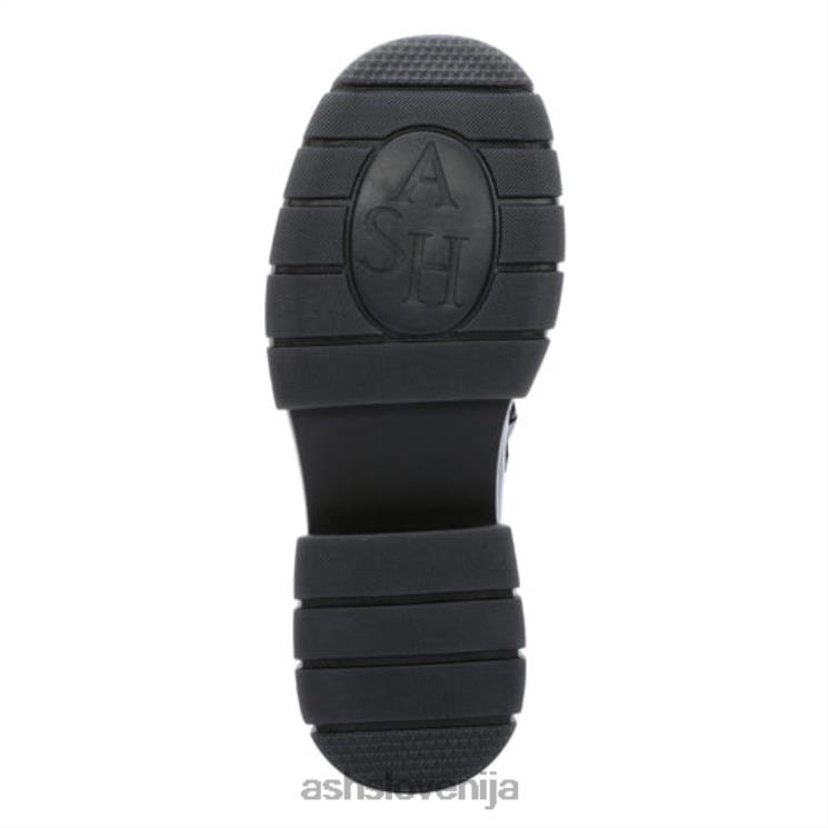 modni škorenj z verigo squall ženske Črna škornjiASH X28LH89