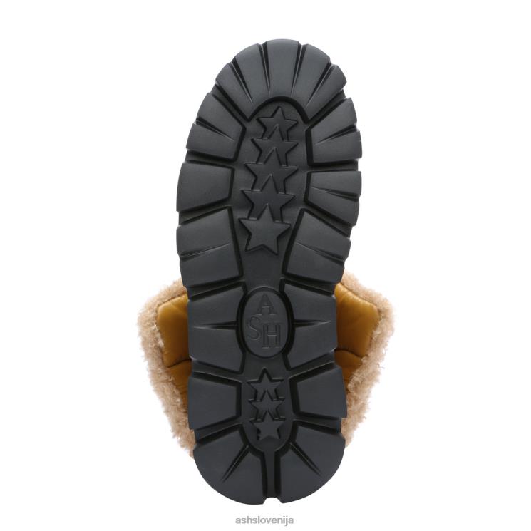 najlonski zimski čevelj iz umetnega krzna jennie ženske zlatorjavo škornjiASH X28LH93