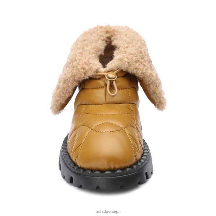 najlonski zimski čevelj iz umetnega krzna jennie ženske zlatorjavo škornjiASH X28LH93