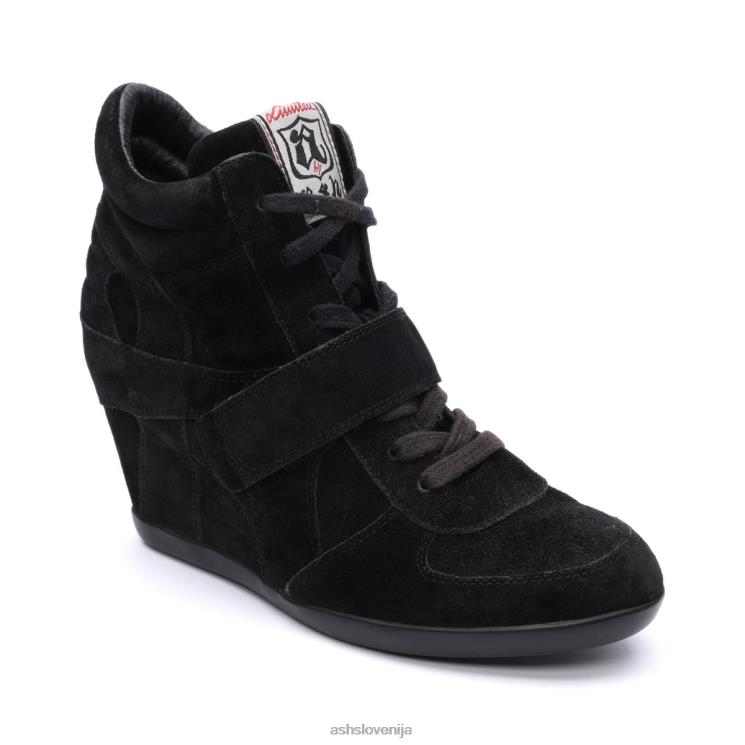 bowie wedge sneaker ženske Črna supergeASH X28LH14