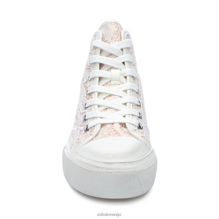 visoke superge s čipkasto platformo ghible ženske rožnata sol supergeASH X28LH26