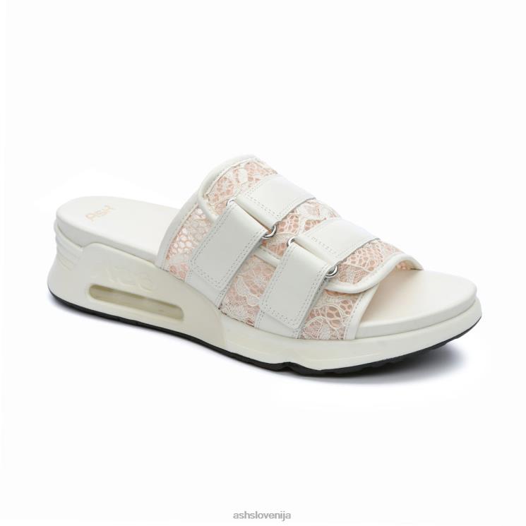 lou čipkasti športni sandal ženske umazano bela/gardenia-roza sol sandaliASH X28LH66