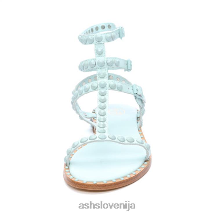 play bis tonski ravni sandali z jeklenkami ženske megleno modra/megleno modra sandaliASH X28LH59