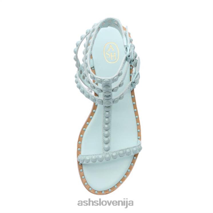 play bis tonski ravni sandali z jeklenkami ženske megleno modra/megleno modra sandaliASH X28LH59