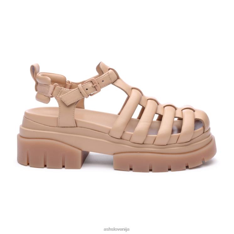 ribiški sandal s podplatom v obliki morskega psa ženske kožo sandaliASH X28LH62