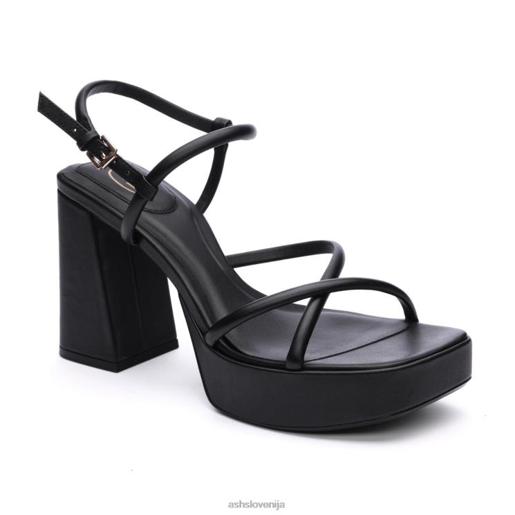 wanda bis sandal s platformo s trakovi ženske Črna sandaliASH X28LH46