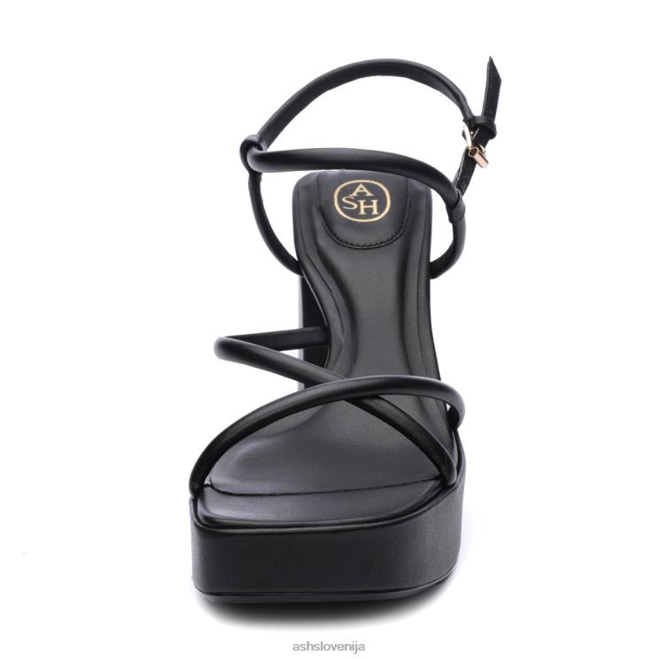 wanda bis sandal s platformo s trakovi ženske Črna sandaliASH X28LH46