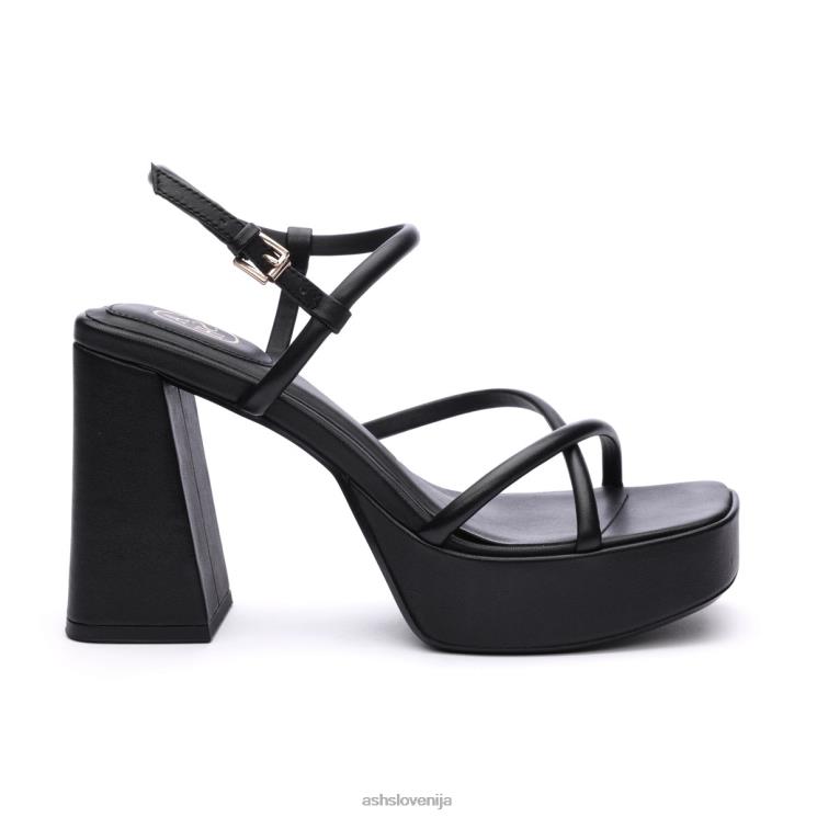 wanda bis sandal s platformo s trakovi ženske Črna sandaliASH X28LH46