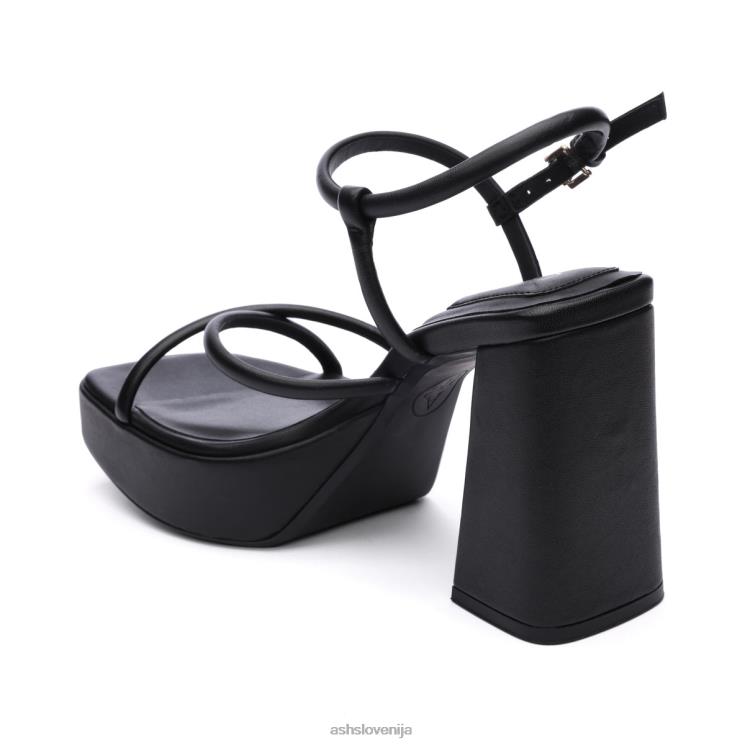 wanda bis sandal s platformo s trakovi ženske Črna sandaliASH X28LH46